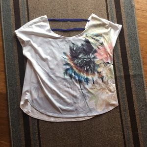 Palm tree and flower shirt